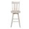 International Concepts Ava Bar Height Stool, with Swivel 30" Seat Height, Unfinished S-133SW - alternate 5